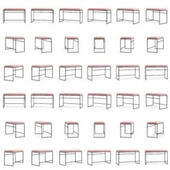 Bank Schwarz / Samt Mellow -Gubi || Hay || &Tradition Verkäufe department bank schwarz 14