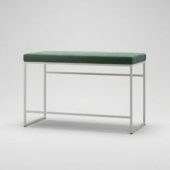 Bank, Weiß / Grün Samt -Gubi || Hay || &Tradition Verkäufe department bank wei 113