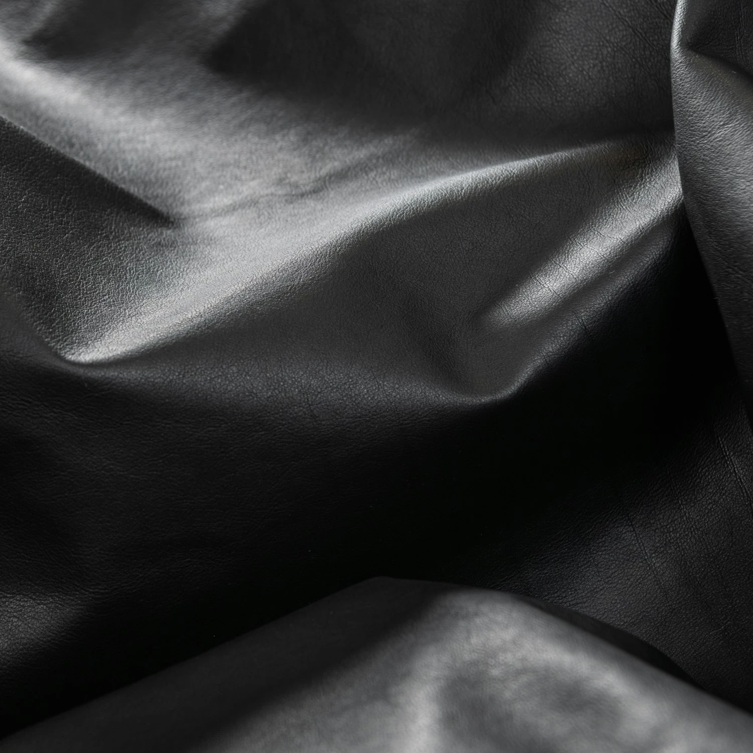 Bank, Weiß / Schwarz Leder 4 Bank, Weiß / Schwarz Leder – Bild 4