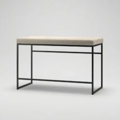 Bank, Schwarz / Beige Samt -Gubi || Hay || &Tradition Verkäufe department bank wei 78