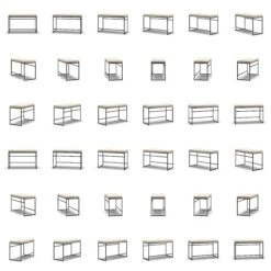 Bank, Schwarz / Beige Samt -Gubi || Hay || &Tradition Verkäufe department bank wei 80