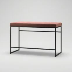 Bank, Schwarz / Rost Samt -Gubi || Hay || &Tradition Verkäufe department bank wei 88