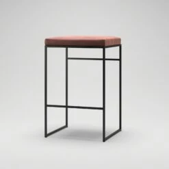 Barhocker Ohne Rückenlehne 67 Cm, Schwarz / Rost Samt -Gubi || Hay || &Tradition Verkäufe department barhocker niedrig ohne ruckenlehne 127