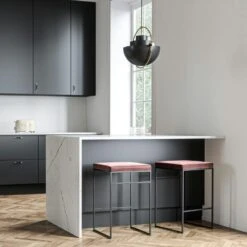 Barhocker Ohne Rückenlehne 67 Cm, Schwarz / Rost Samt -Gubi || Hay || &Tradition Verkäufe department barhocker niedrig ohne ruckenlehne 129