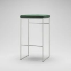 Barhocker Ohne Rückenlehne 77 Cm, Weiß / Grün Samt -Gubi || Hay || &Tradition Verkäufe department barhocker ohne ruckenlehne schwarz 187