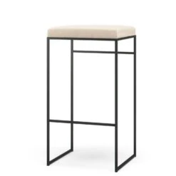 Barhocker Outdoor Ohne Rückenlehne 76 Cm, Canvas