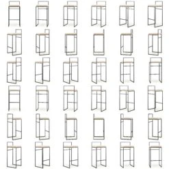 Barhocker Mit Rückenlehne Outdoor 90 Cm, Canvas -Gubi || Hay || &Tradition Verkäufe department barhocker outdoor sunbrella mit ruckenlehne 57