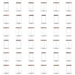 Barhocker Mit Rückenlehne 90 Cm, Weiß / Rost Samt -Gubi || Hay || &Tradition Verkäufe department barstuhl mit hoher ruckenlehne schwarz 183