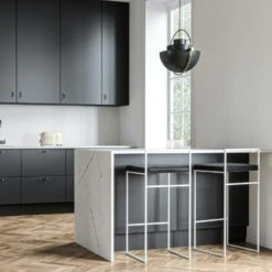 Barhocker Mit Rückenlehne 90 Cm, Weiß / Schwarz Samt -Gubi || Hay || &Tradition Verkäufe department barstuhl mit hoher ruckenlehne schwarz 94