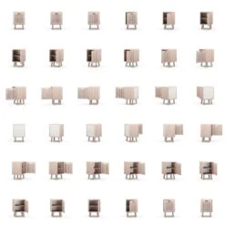 Ray Nachttisch, In Weiß Pigmentierter Esche -Gubi || Hay || &Tradition Verkäufe department ray bedside table 14