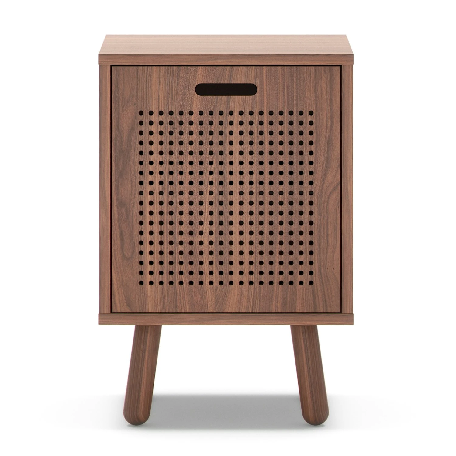 Ray Nachttisch, Walnussfarben 1 Ray Nachttisch, Walnussfarben