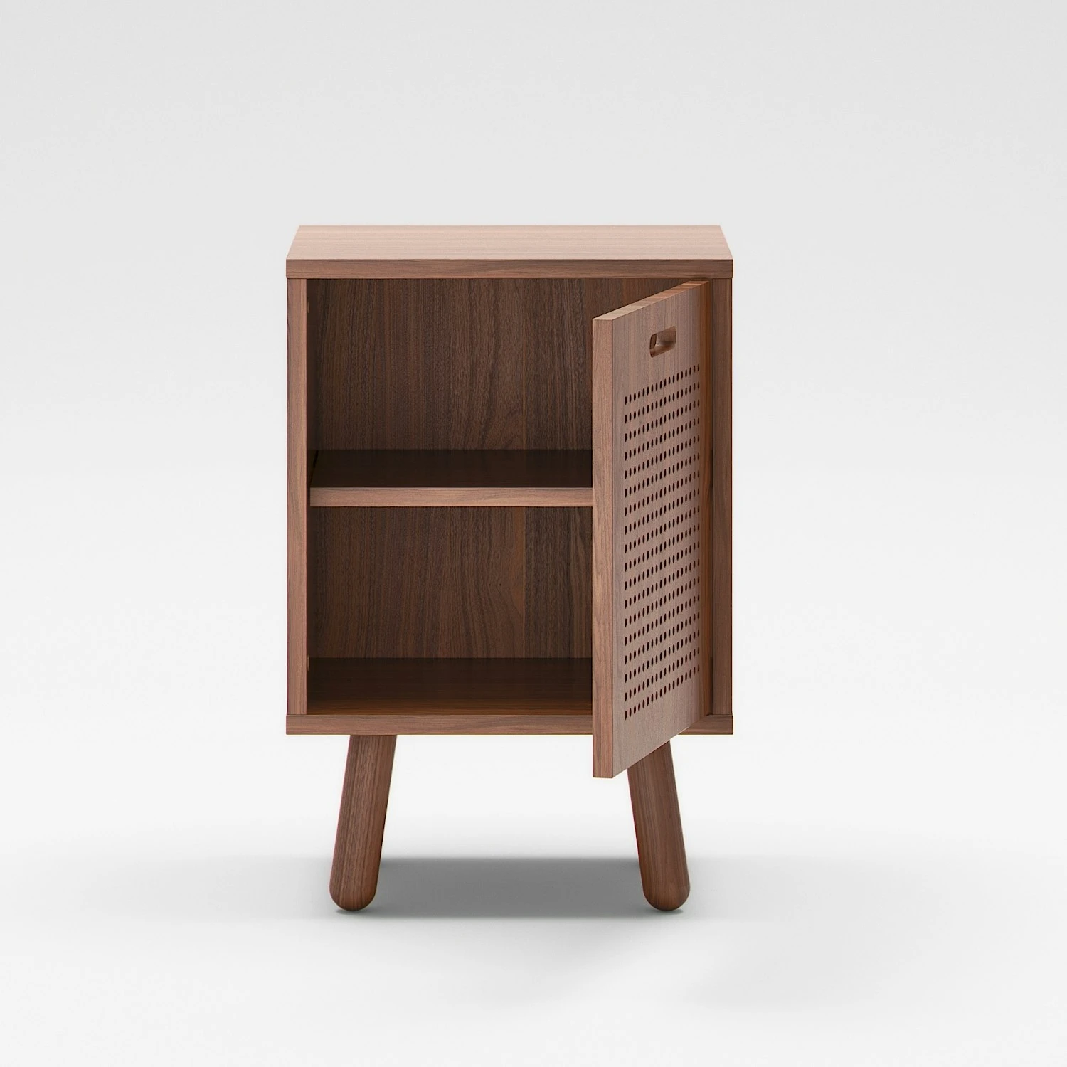 Ray Nachttisch, Walnussfarben 4 Ray Nachttisch, Walnussfarben – Bild 4