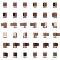 Ray Nachttisch, Walnussfarben 11 Ray Nachttisch, Walnussfarben -Gubi || Hay || &Tradition Verkäufe department ray bedside table 39