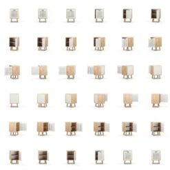 Ray Nachttisch, Eiche / Weiß -Gubi || Hay || &Tradition Verkäufe department ray bedside table 6