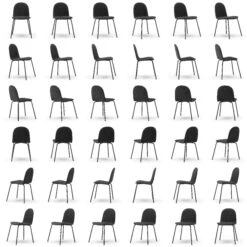 Uni Stuhl, Schwarz 11 Uni Stuhl, Schwarz -Gubi || Hay || &Tradition Verkäufe department uni chair 25