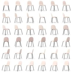 Uni Stuhl, Rosa -Gubi || Hay || &Tradition Verkäufe department uni chair 28