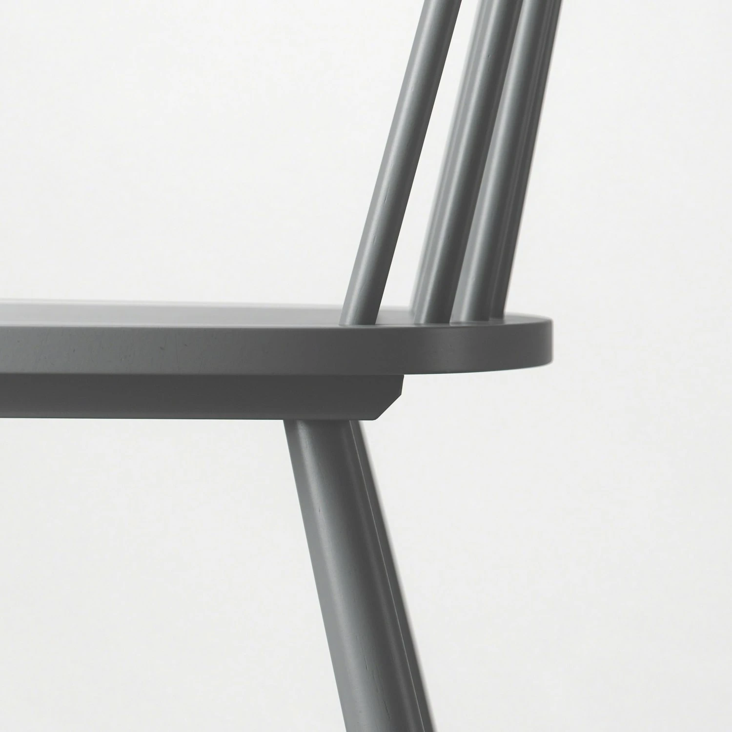 Wood H17 Windsor-Stuhl, Dunkelgrau 6 Wood H17 Windsor-Stuhl, Dunkelgrau – Bild 6