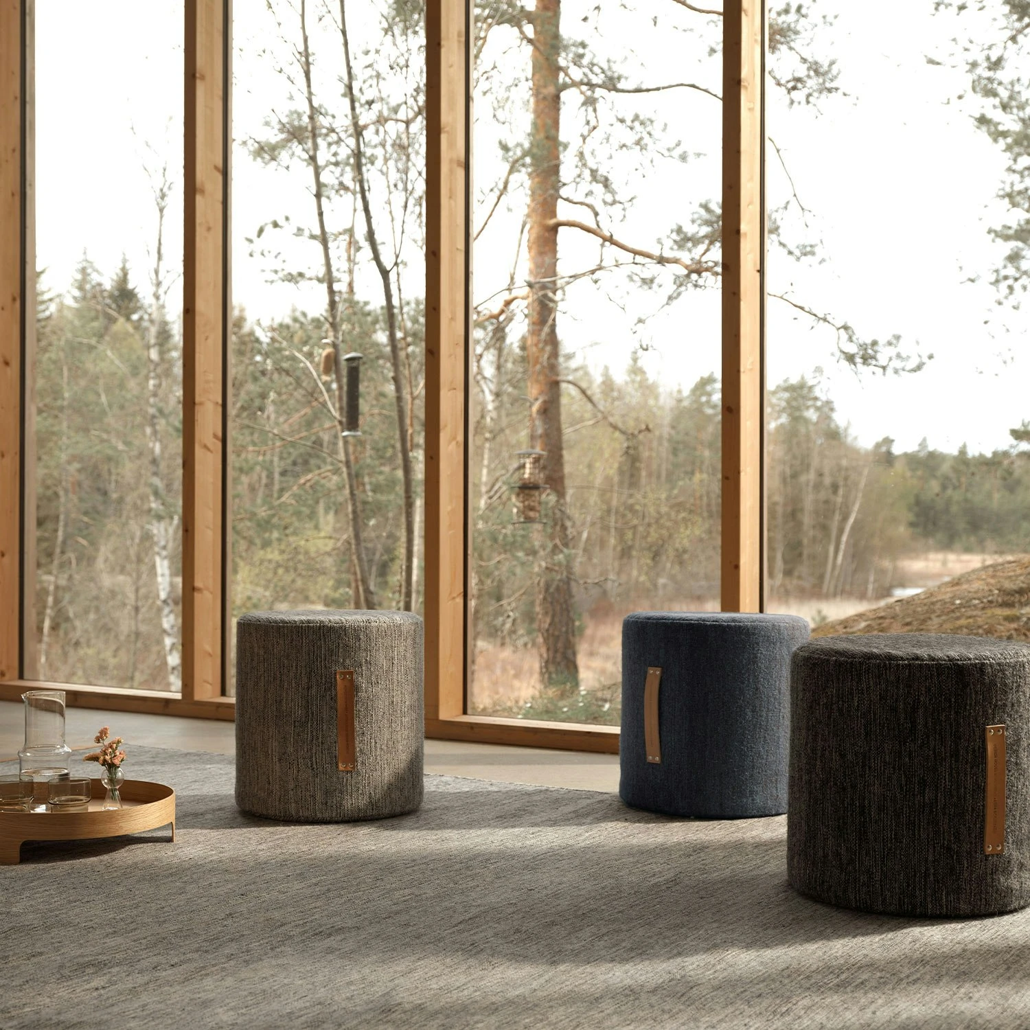 Design House Stockholm Björk Hocker Hoch, Dunkelgrau 2 Design House Stockholm Björk Hocker Hoch, Dunkelgrau – Bild 2