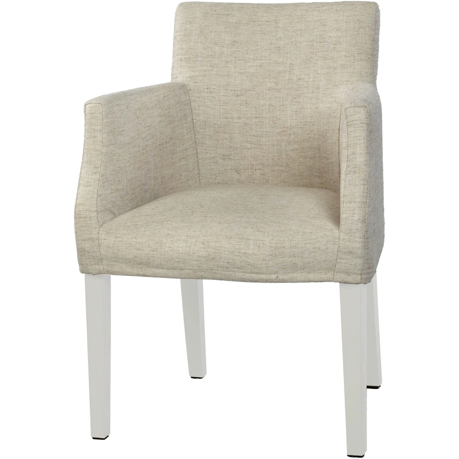 Brooklyn Stuhl Abnehmbarer Bezug, Piquet Natural 01/Weiß 3 Brooklyn Stuhl Abnehmbarer Bezug, Piquet Natural 01/Weiß – Bild 3