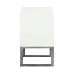 Line Nachttisch,  Weiß / Chrome -Gubi || Hay || &Tradition Verkäufe englesson line nachttisch 6