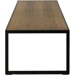 Square Kaffeetisch, 122x62 Cm, Schwarz/Burned Walnut -Gubi || Hay || &Tradition Verkäufe englesson square 2000 tisch glas 31