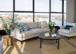 Square Kaffeetisch Ø93x40, Schwarz/Burned Walnut -Gubi || Hay || &Tradition Verkäufe englesson square kaffeetisch 93 6