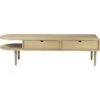 F24 Radius Bench 145 Cm, Lacquered Oak