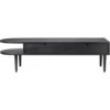 F24 Radius Bench 145 Cm, Black Oak