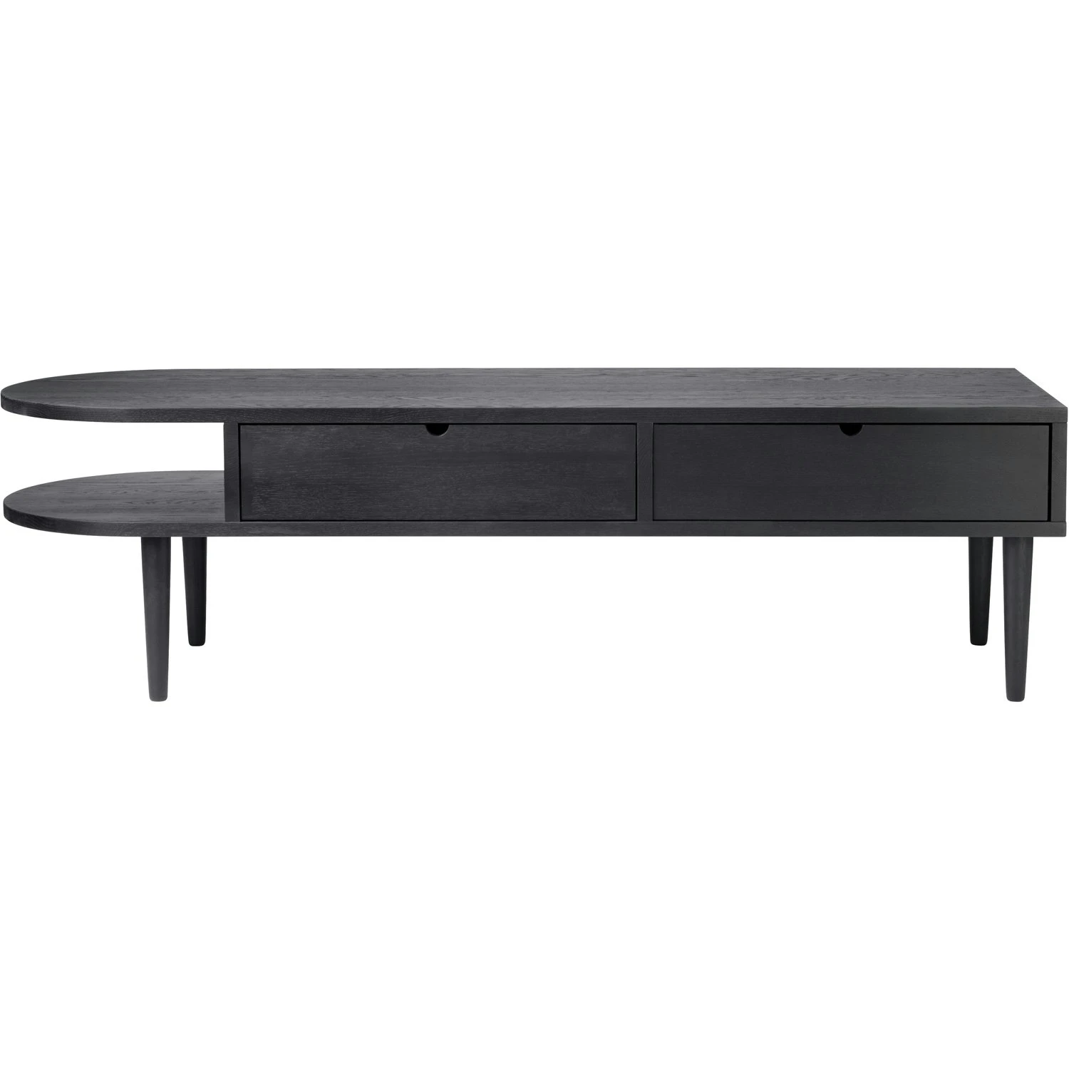 F24 Radius Bench 145 Cm, Black Oak 1 F24 Radius Bench 145 Cm, Black Oak
