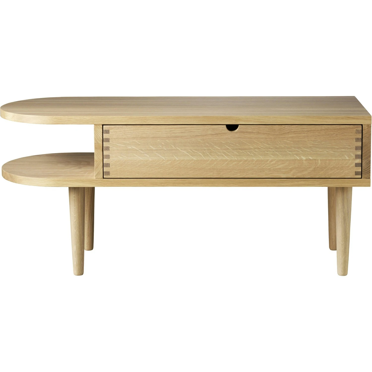 F24 Radius Bench 90 Cm, Lacquered Oak 1 F24 Radius Bench 90 Cm, Lacquered Oak