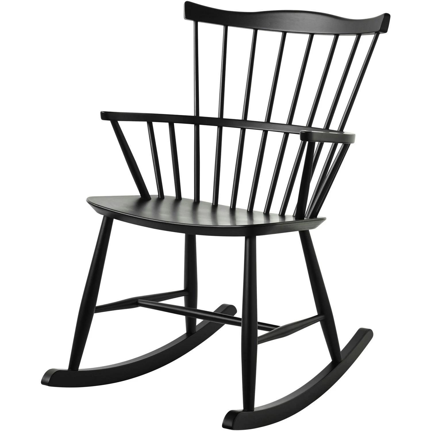 J52G Rocking Chair, Black 2 J52G Rocking Chair, Black – Bild 2