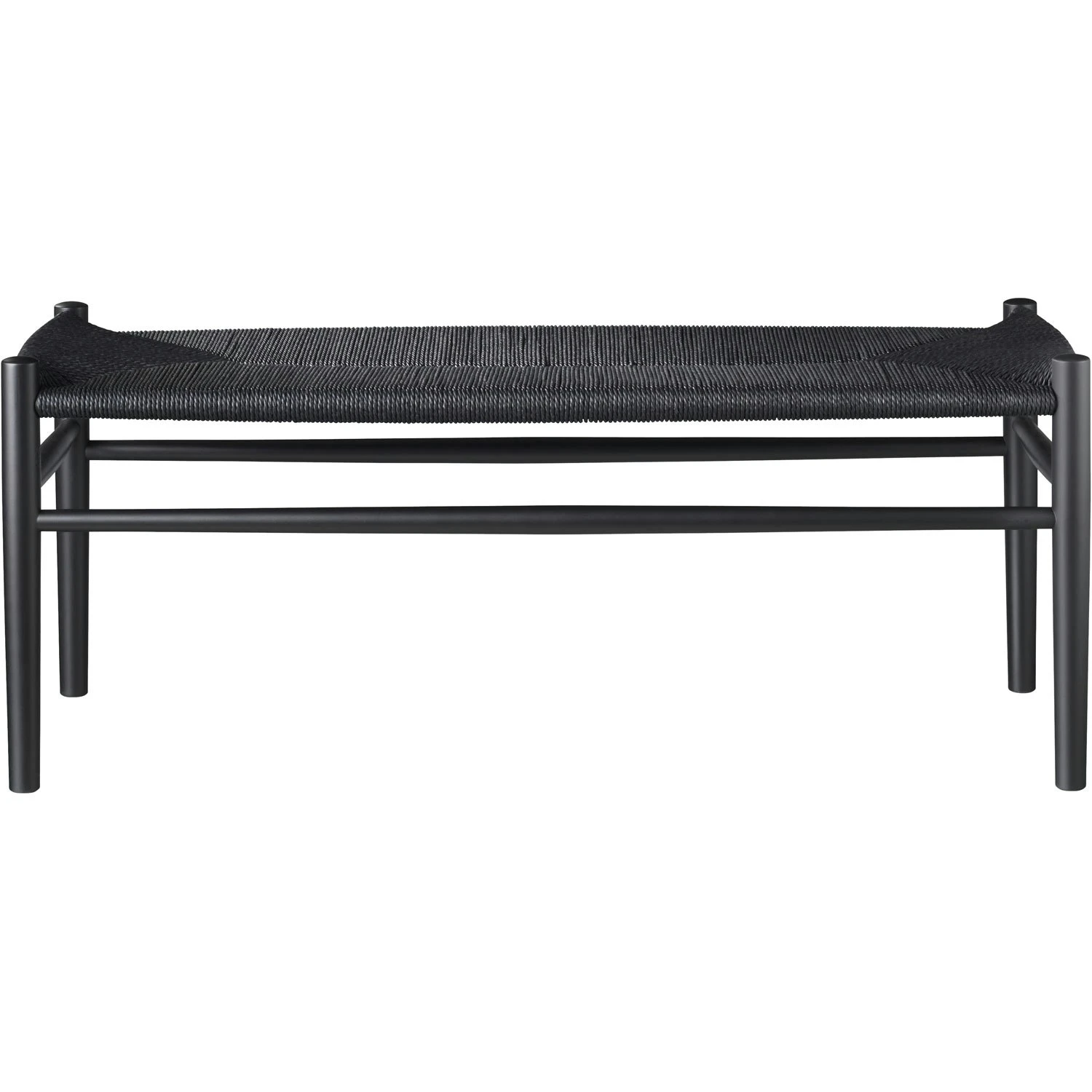 J83B Bench, Black Painted / Seat Black 1 J83B Bench, Black Painted / Seat Black