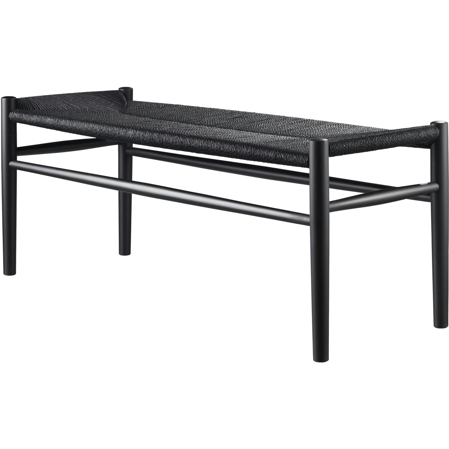 J83B Bench, Black Painted / Seat Black 2 J83B Bench, Black Painted / Seat Black – Bild 2