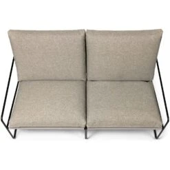 Ferm LIVING Desert Dolce Sofa Dark Sand / Schwarz, 2-Sitzer -Gubi || Hay || &Tradition Verkäufe ferm living desert dolce sofa black dark sand 5