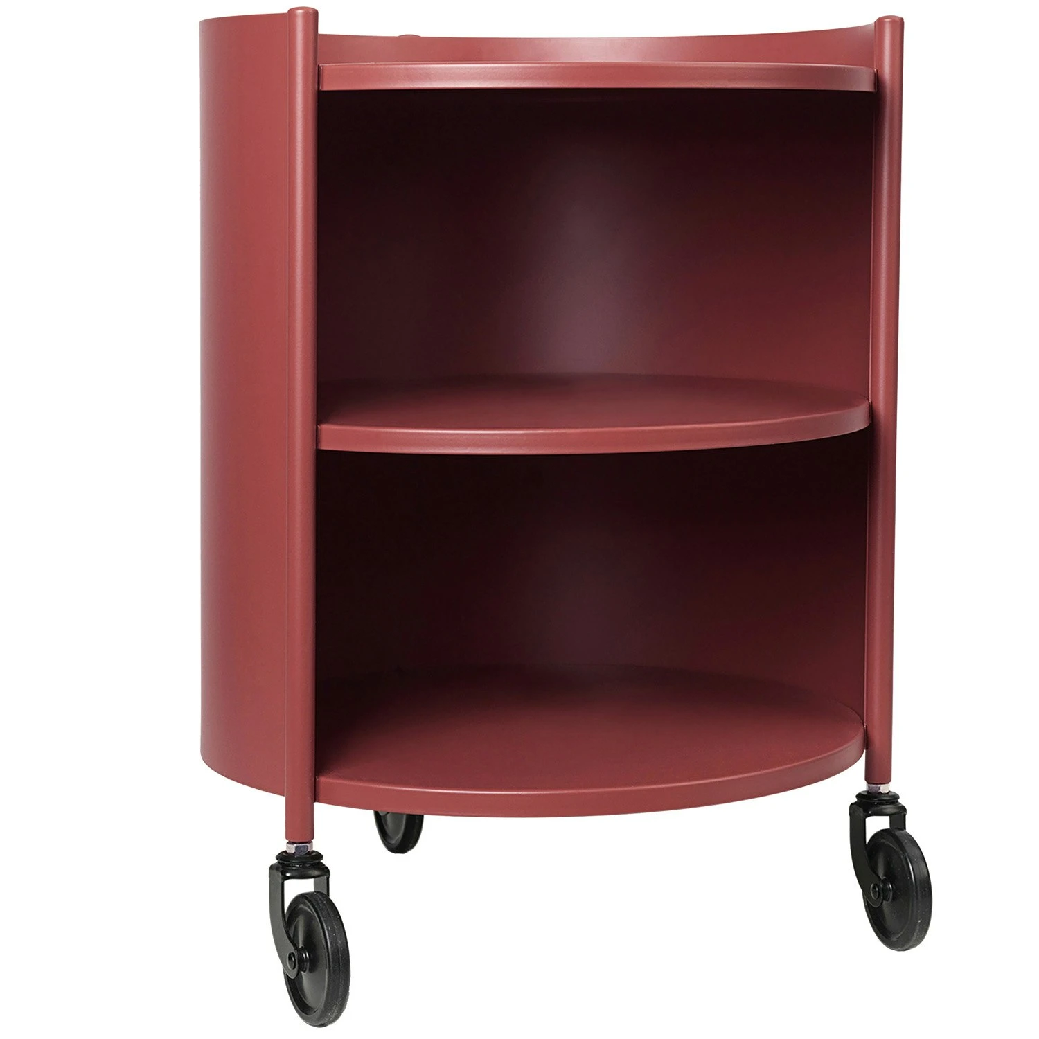 Ferm LIVING Eve Beistelltisch, Mahogany Red 1 Ferm LIVING Eve Beistelltisch, Mahogany Red