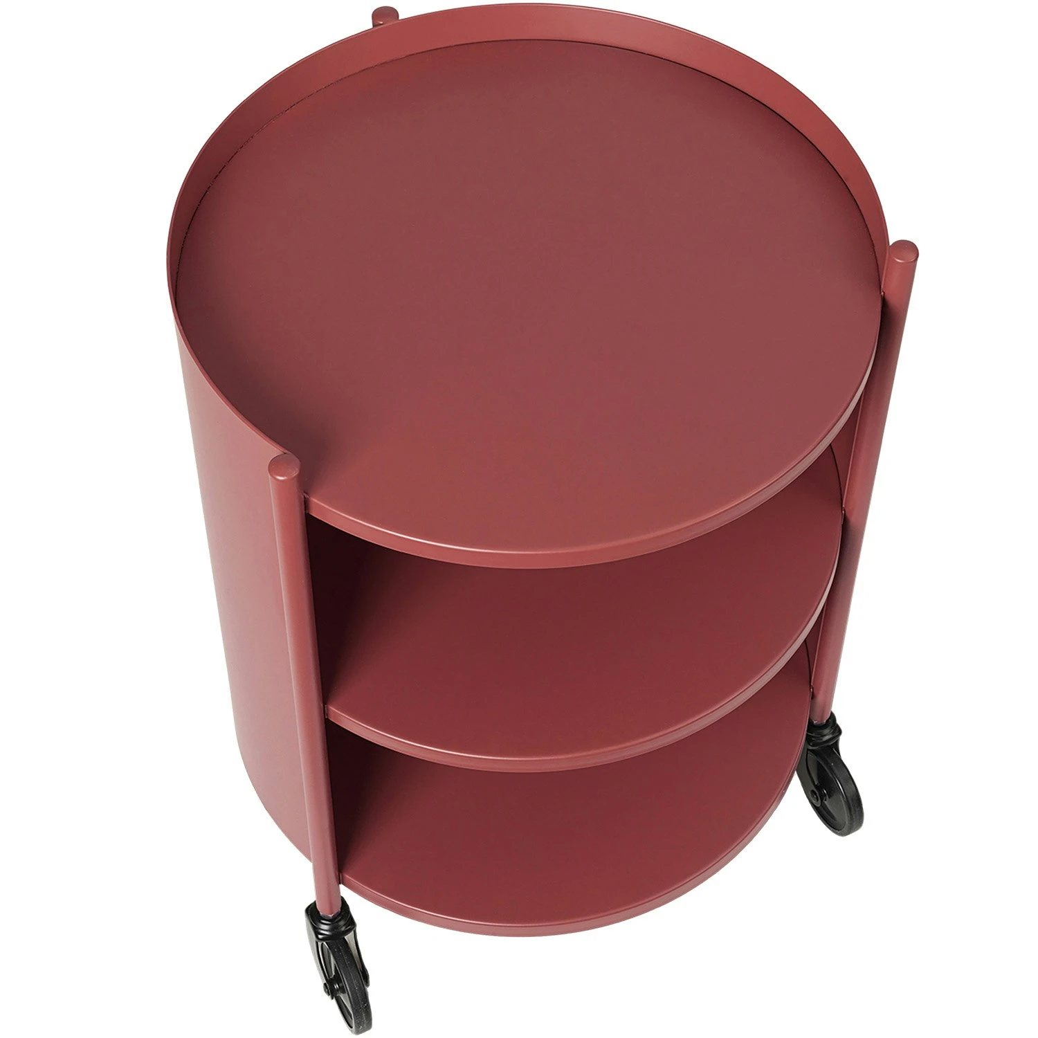 Ferm LIVING Eve Beistelltisch, Mahogany Red 2 Ferm LIVING Eve Beistelltisch, Mahogany Red – Bild 2