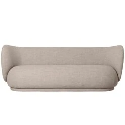 Ferm LIVING Rico Boucle 3-Sitzer-Sofa, Sand