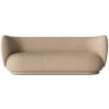 Ferm LIVING Rico Brushed 3-Sitzer-Sofa, Sand