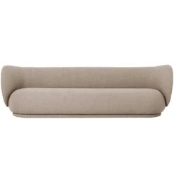 Ferm LIVING Rico Boucle 4-Sitzer-Sofa, Sand
