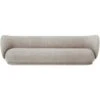 Ferm LIVING Rico Brushed 4-Sitzer-Sofa, Sand