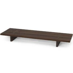 Ferm LIVING Tategu Tabletttisch 22x70 Cm, Dunkelbraun