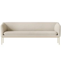 Ferm LIVING Turn Boucle 3-Sitzer-Sofa, Altweiß