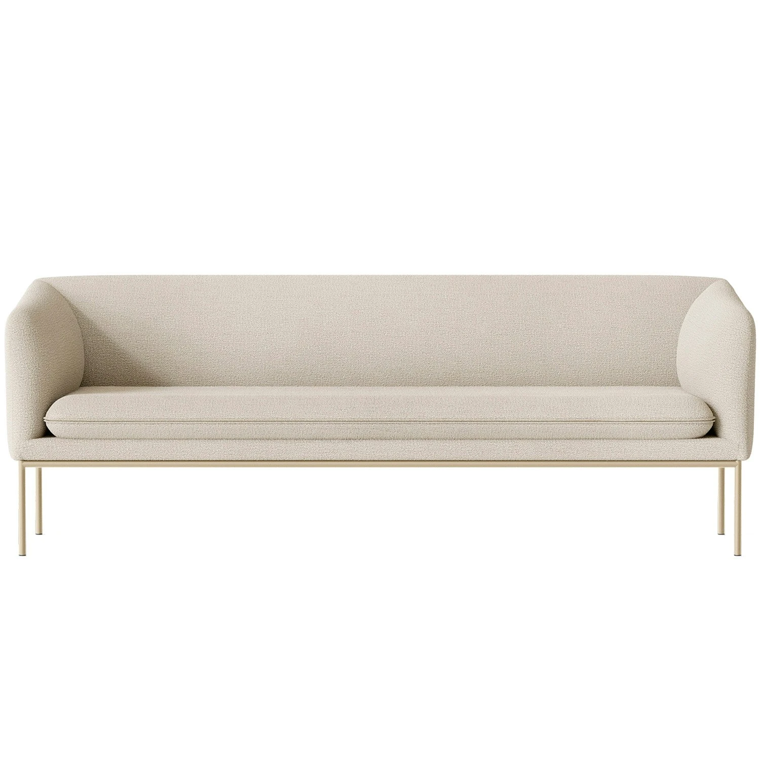 Ferm LIVING Turn Boucle 3-Sitzer-Sofa, Altweiß 1 Ferm LIVING Turn Boucle 3-Sitzer-Sofa, Altweiß