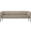 Ferm LIVING Turn Boucle 3-Sitzer-Sofa, Schwarz / Sand