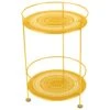 Guinguette Side Table Perforated Ø40 Cm, Honey Matte