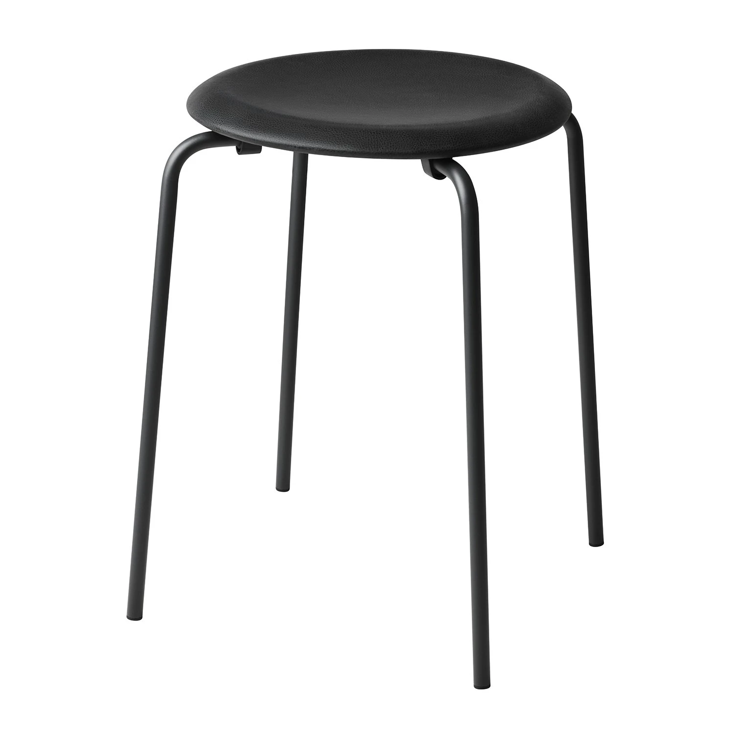 Fritz Hansen Dot Hocker, Schwarz 1 Fritz Hansen Dot Hocker, Schwarz