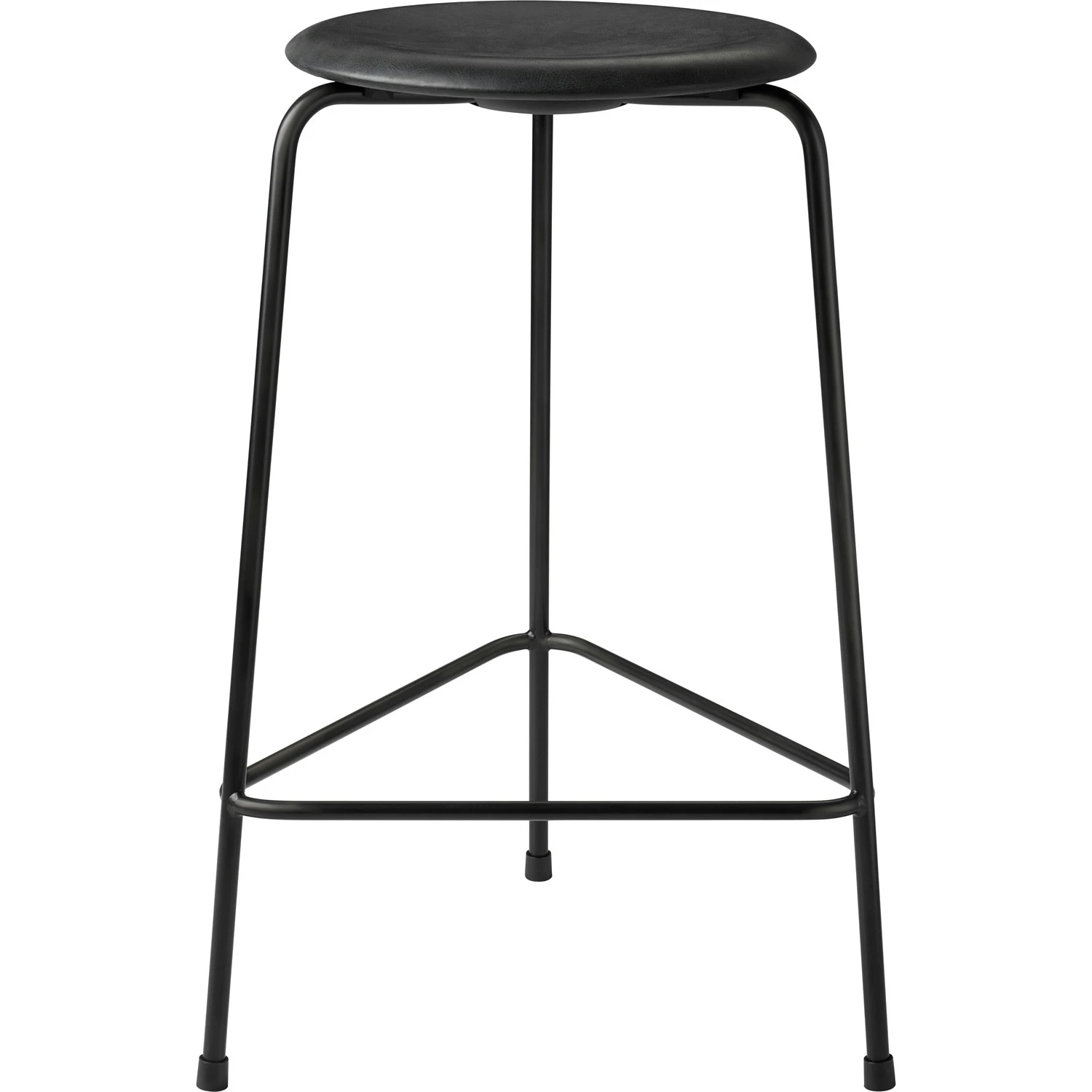 Fritz Hansen High Dot Barhocker, Schwarz 1 Fritz Hansen High Dot Barhocker, Schwarz
