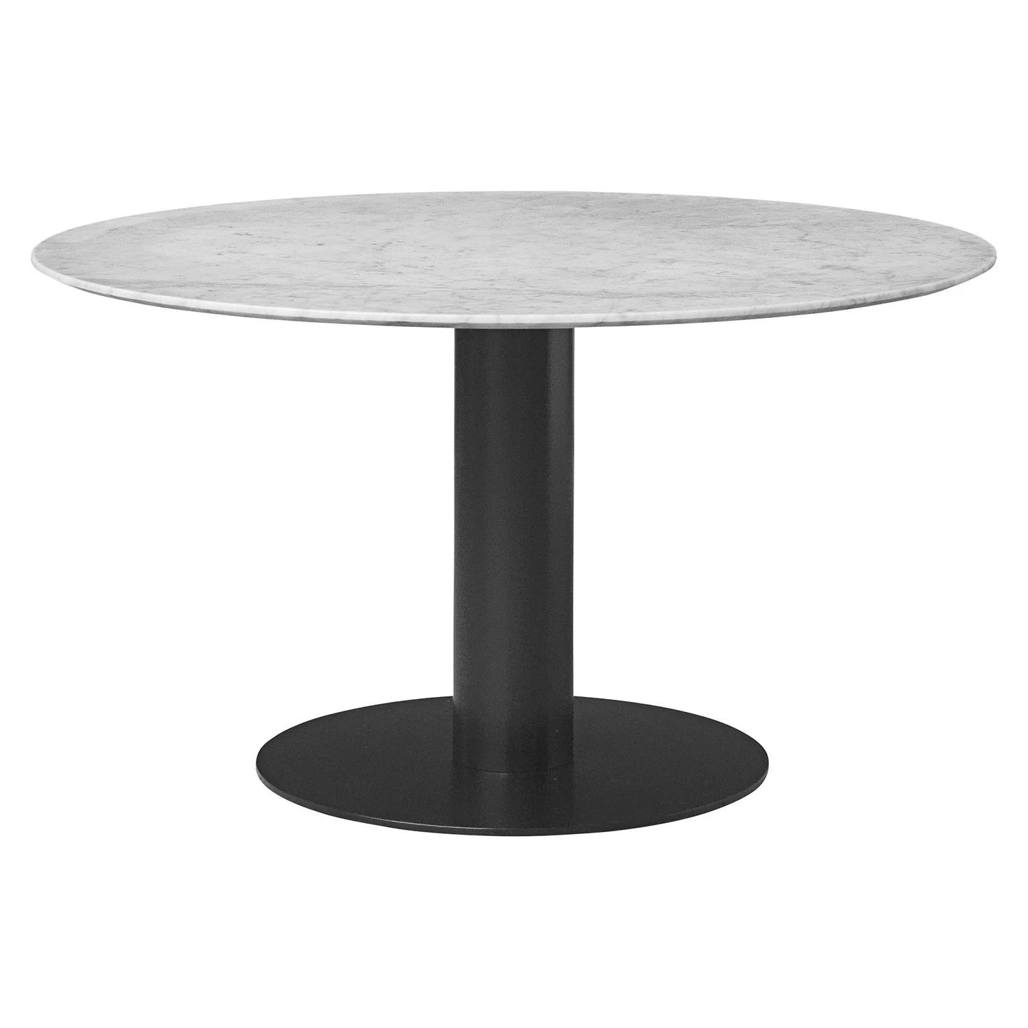 Gubi 2.0 Esstisch Bianco Carrara/Schwarz Ø130 Cm 1 Gubi 2.0 Esstisch Bianco Carrara/Schwarz Ø130 Cm