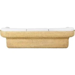 Gubi Basket 3-Sitzer-Sofa, Rattan / Lorkey 40 -Gubi || Hay || &Tradition Verkäufe gubi basket sofa 3 seater rattan lorkey 40 2