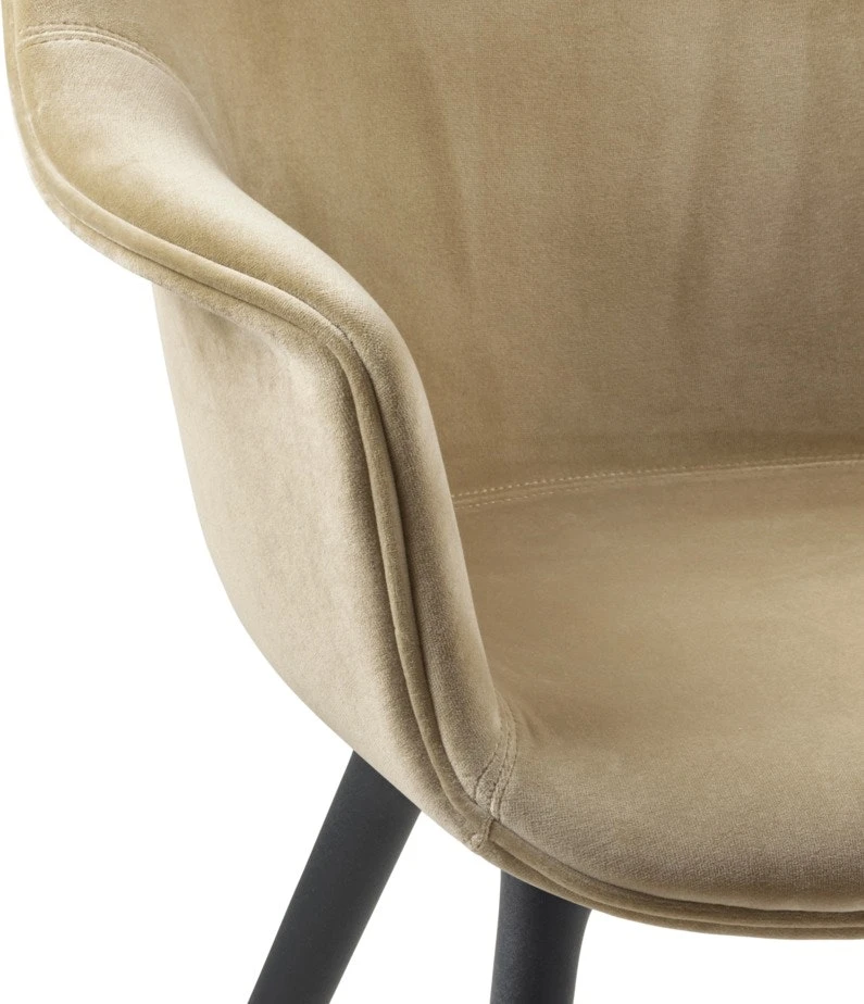 Gubi Bat Esszimmerstuhl Gepolstert / Kunststoffbasis, Graugrün 2 Gubi Bat Esszimmerstuhl Gepolstert / Kunststoffbasis, Graugrün – Bild 2